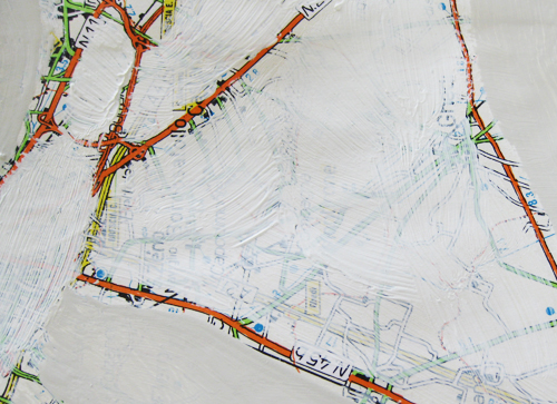 painted out map detail