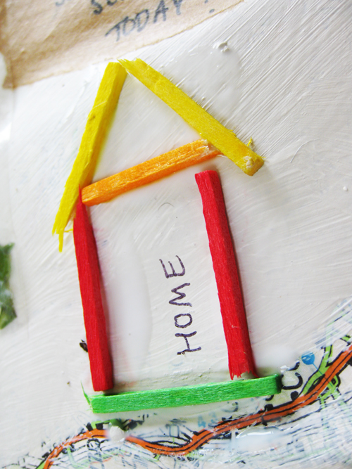 matchstick representation of start of journey