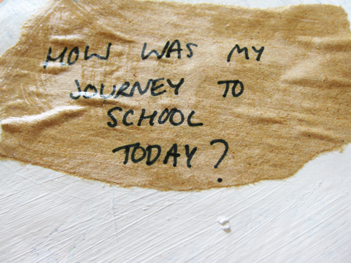 "how was my journey" question pasted in the centre
