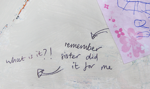 "remember sister did it for me...what is it?"