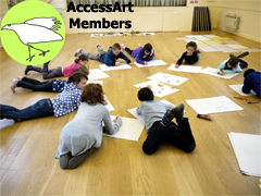 Squiggle Drawings and Autumn Floor Drawings