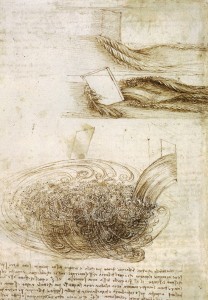 Drawing Pouring Water Inspired by Leonard Da Vinci Drawing Pouring Water Inspired by Leonard Da Vinci