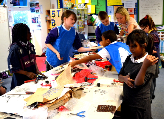 Jo Allen gets pupils to explore relief printing and creating textured, printed paper