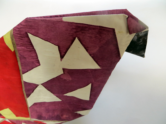 Origami chicken: detail by Melanie Johns