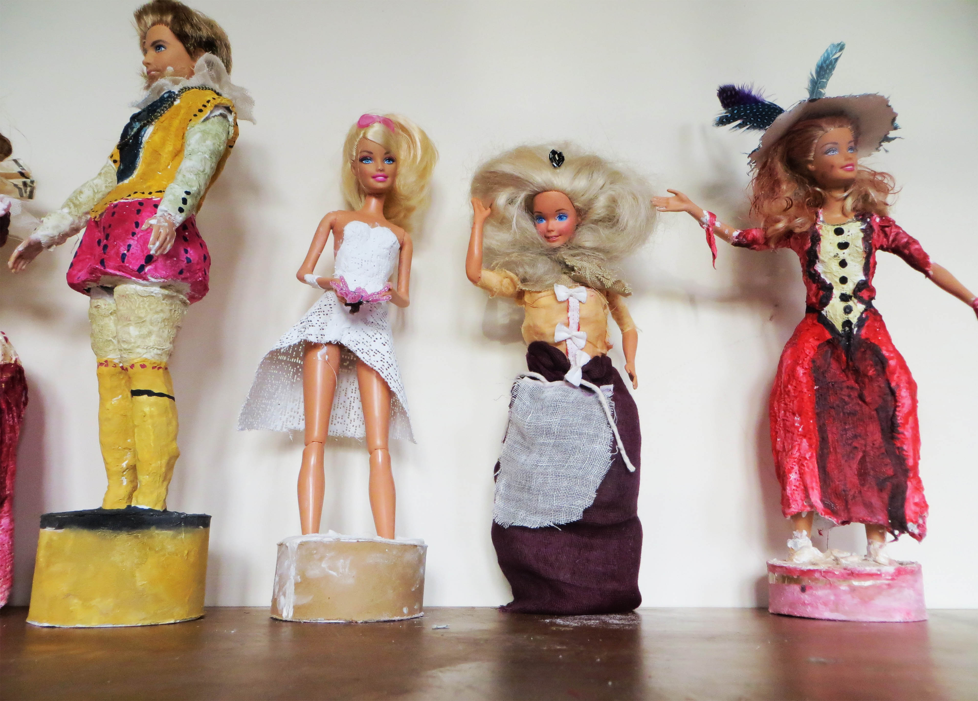 Transformed Barbies (and a Ken)