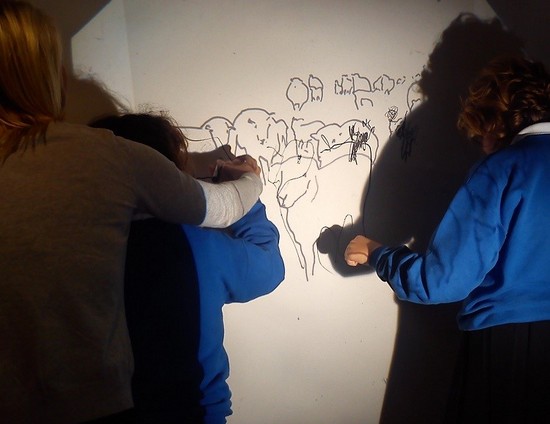 Using OHP projection - Sara Dudman