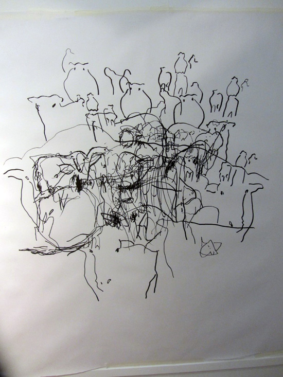 Amazing collaborative drawing! Sara Dudman