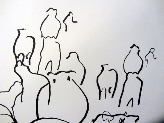 Collaborative drawing detail 1