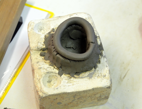 Initial coil - building up the bird