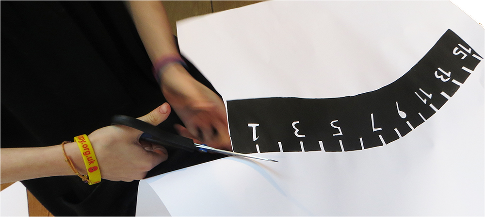 Cutting and collaging