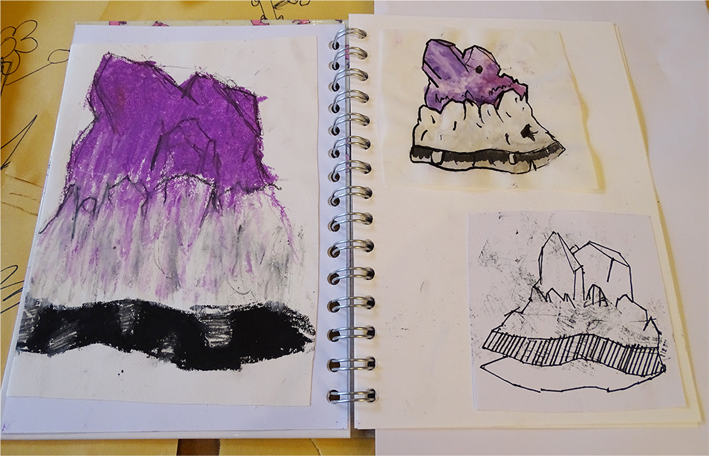 Pink Pig sketchbooks