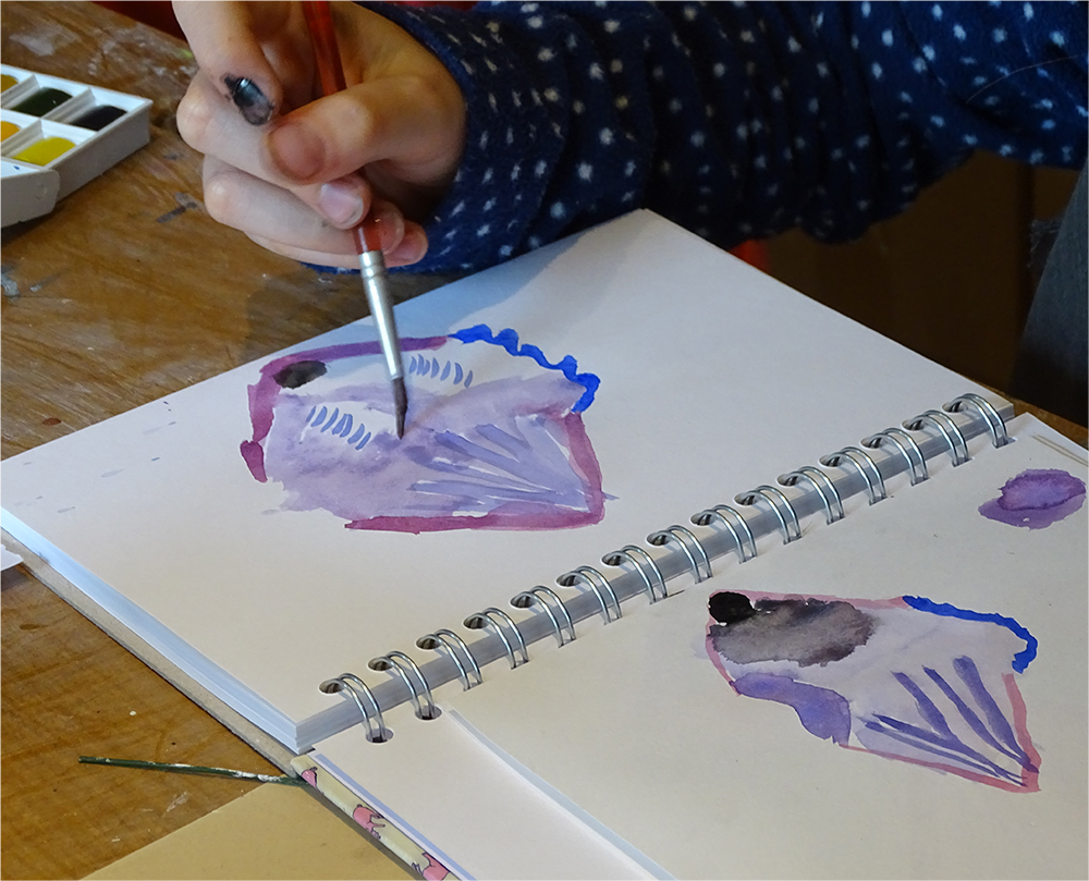 Then we introduced watercolour