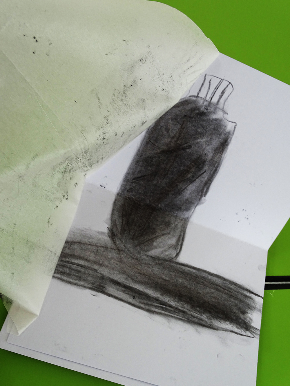 In sketchbooks