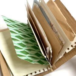Elastic band sketchbooks are cheap to make, and easy to personalise. They are great “starter” sketchbooks.