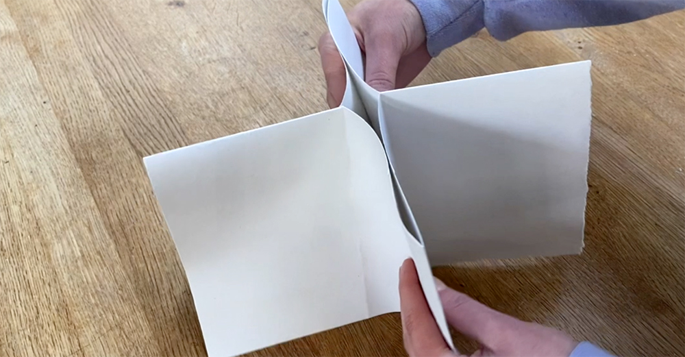 Making a simple folded sketchbook