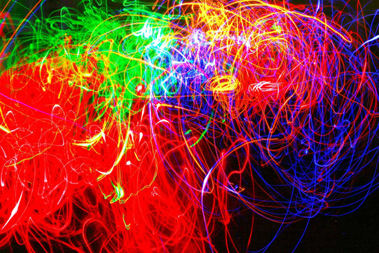 Light Bulb Art - Drawing with Light - A workshop facilitated by Sharon Gale