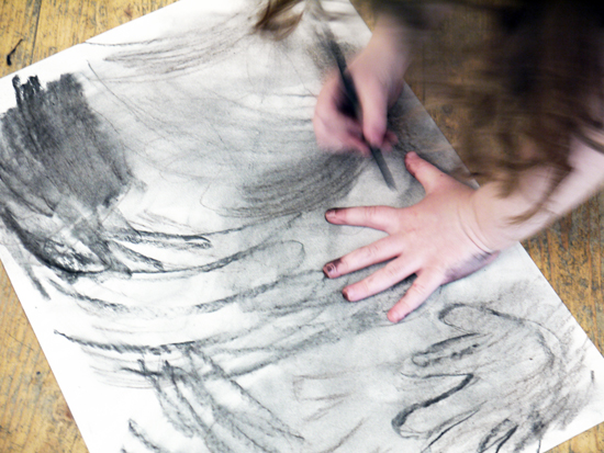 Inset: creative drawing workshops