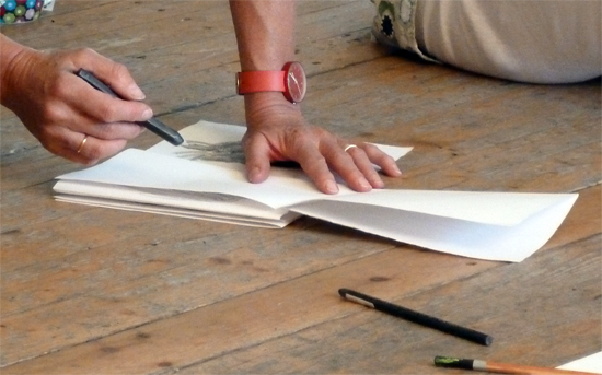 Simple Folded Sketchbook