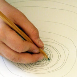 Start with a simple spiral to explore how you control the drawing medium!