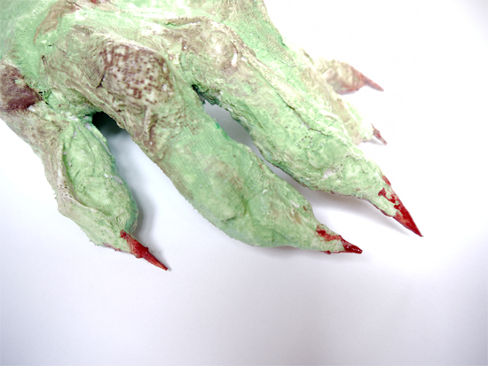 A Gruesome, Wearable Hand Making Halloween Props