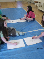 Visual arts planning portraits: Drawing Portraits without Looking at the Paper