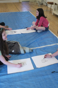 Visual arts planning portraits: Drawing Portraits without Looking at the Paper