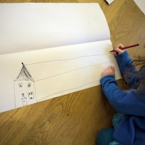 Introduce children to simple perspective