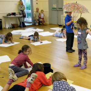 Introducing life drawing to children