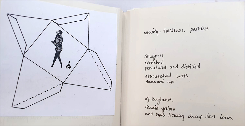 activities that take place in sketchbooks: notetaking