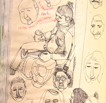 Jo Blaker ice breaker sketchbook exercise