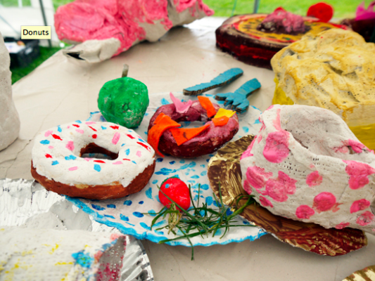 Making food sculpture with Modroc