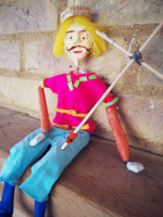 The finished puppet