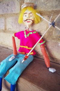 The finished puppet