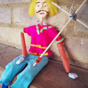 The finished puppet