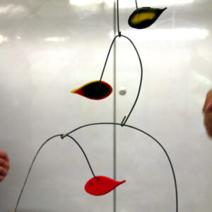 Explore the work of Alexander Calder - a Sculptor who made mobiles. Make your own mobiles to explore shape, line, form, and balance 