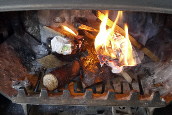 Observing fire Observing fire