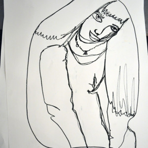 Drawing inspired by Matisse