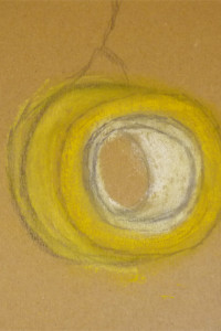 Simple Drawings on Brown Paper: Letting Colour and Form Coexist