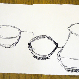 Still life drawing