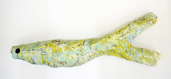 fish sculptures: finished fish