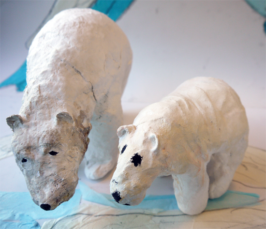 Polar bears at Bourn Primary Academy