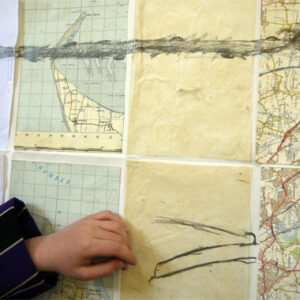 Use collage & drawing to make an artist's book
