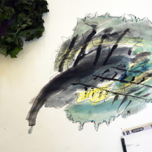 Watercolour Washes Inspired by Henry Moore