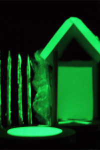 Glow in the dark architectural maquette