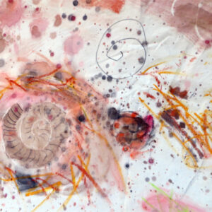 Layered expressive mark making