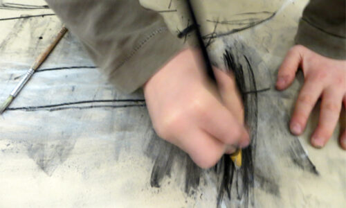 Discovering what charcoal can do...