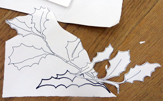 A guided process to produce seasonal drawings. Drawing from observation, careful cutting, collage and colour.