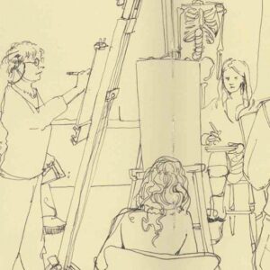 Drawing of Life Drawing by Jake Spicer