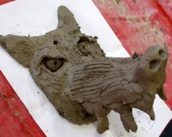 This resource explores how to make an armature and use clay slab to build a form. Based upon the legend of “Black Shuck”, a ghostly dog that roams the coast searching for its drowned masters, this project engaged the children and resulted in charismatic sculptures, but you could equally transfer the activity to other themes.