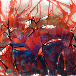 Sara's example of an individual layered painting